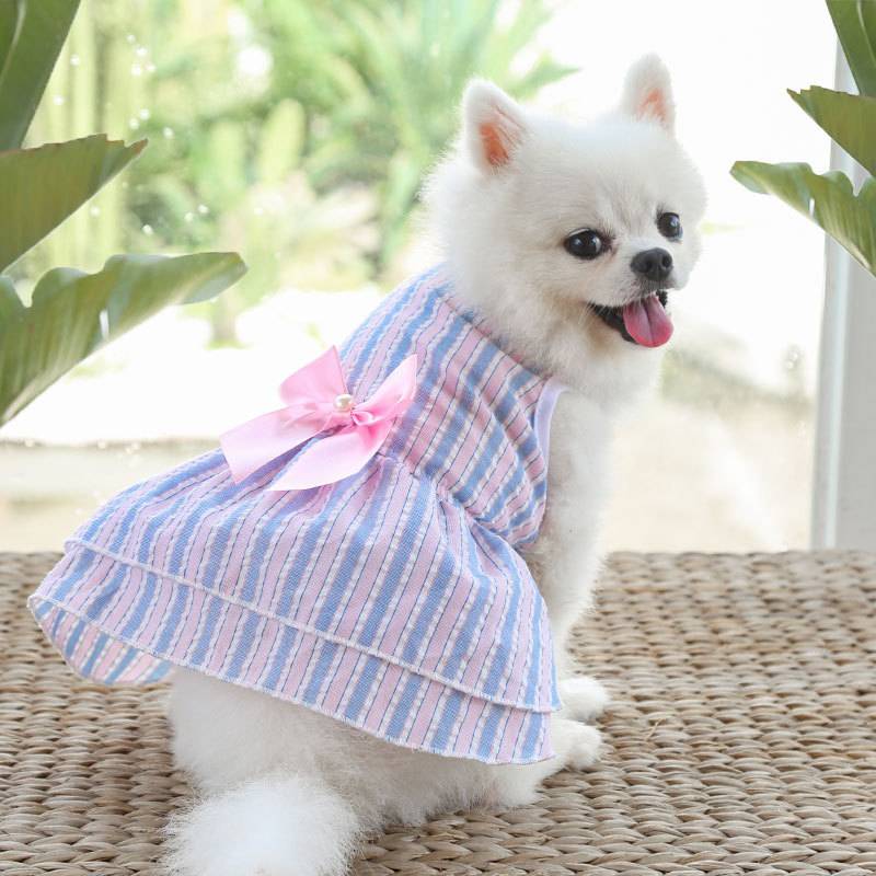 Pink and Blue-Vertical Stripes